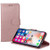 Apple iPhone  XS Rose Gold Real Genuine Leather Flip Wallet  Cover
