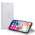Apple iPhone  XS White Real Genuine Leather Flip Wallet  Cover