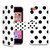 Samsung Galaxy Note3  White and Black  Polka Dot  wallet case