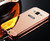 Samsung Galaxy S6 Edge Plus Aluminium Metal Bumper Mirror Hard Back Case - Rose Gold