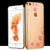 Samsung Galaxy S6 Shockproof Gel Bling Pink Flower Gold Bumper case