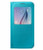 Samsung Galaxy S6 Window View Case Cover - Blue