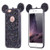 Samsung Galaxy S7 Black Glitter Bling Cute Mickey Ear Phone Case