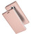 Samsung Galaxy S7 Edge Luxury Ultra Thin Leather Flip Card Holder Case- Rose Gold