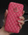 Samsung Galaxy S8 Bling Pu Leather  Pink Diamond Case
