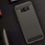 Samsung galaxy S8 Flexible Silicone interior rugged Case Grey