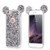 Samsung Galaxy S9 Plus Silver Glitter Bling Cute Mickey Ear Phone Case