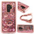 Samsung Galaxy S9 Rose Gold Bling Glitter Quicksand Liquid Soft Case