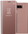 Samsung Galaxy S9 Smart Mirror Window View Flip Stand Case Rose Gold