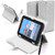 White Bling Universal Leather Stand Folding Folio Case for Nook HD 7 inch