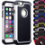 Apple Iphone 4/4s Black Shock Proof Dual  Layer Case
