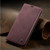 Apple iPhone  12 Pro Wine Red   Luxury Caseme Leather Flip Wallet Stand Cover