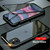 Apple iPhone  12 Pro  Black Front + Back Glass Magnetic Metal Case Cover