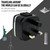 IShine 2 AMP Dual USB Charger Adapter Plug - Black