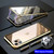 Gold 360 Full Body Front Back Glass For iPhone 11 Pro  Magnetic Case Camera Glass