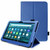 Amazon Kindle Fire HD 8 Plus Tablet 2020 Premium Slim Leather Flip Smart Stand Case Blue Cover