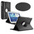 Black PU Leather 360 Rotating Case for Samsung Galaxy Tab 3 10.1 (P5200/P5210)
