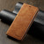 For Samsung S21 brown Leather Wallet Flip Case Card Stand Shockproof Cover