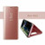 Rose gold Smart Mirror View Flip Leather 360 Case Cover For Samsung Note 20 ultra