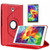 Red PU Leather 360° Rotate Stand Case For Samsung Galaxy Tab S 8.4in SM-T700 SM-T705