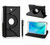 Black 360 Rotation Leather Case Stand Cover For Samsung Galaxy Tab E 9.6" SM-T560 T565