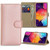 Rose gold Leather Magnetic Stand Phone Case Cover For Samsung galaxy A32