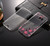 Front + back 360 TPU Bling Protective Clear Pink Flower Gel Case For Samsung S8 Plus
