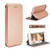 Rose gold shockproof leather wallet Case For iPhone 14