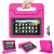 Kindle fire HD 8(2022) 12th Generation Kids Rose Builder Shockproof Eva Foam With Alexa Stand Case