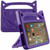 of Amazon Kindle Fire HD 10 7th Gen purple  Kids Shockproof Handle Cover