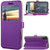 iPhone X Purple Pu leather window view case