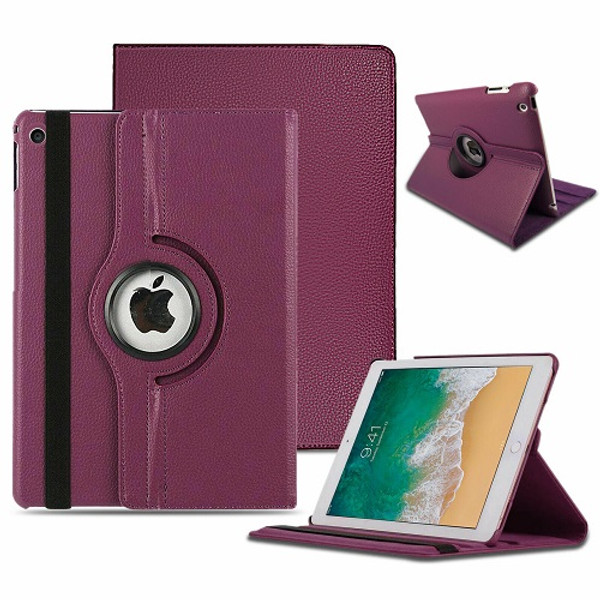 Red  Apple iPad Air (2019) 360 Rotating Magnetic Smart Stand Case