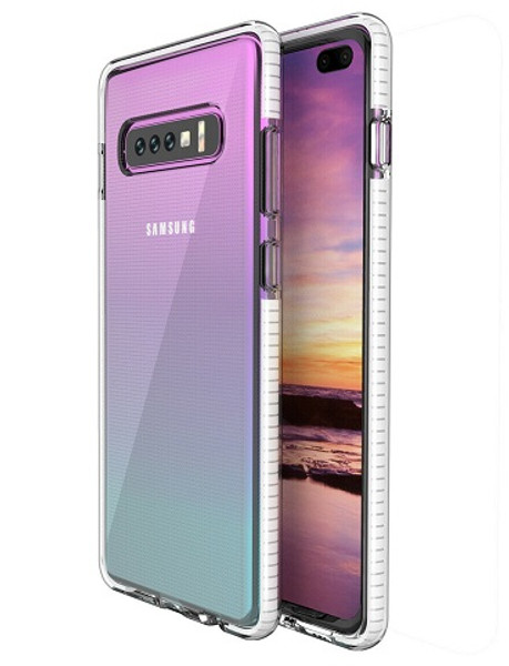 Samsung Galaxy  S10e  TPU Transparent White Bumper Case