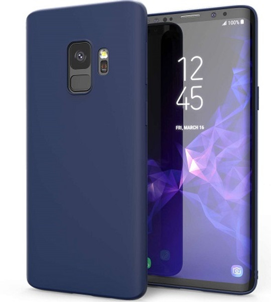 Samsung Galaxy J3 2017 Matte Finish Blue Silicone Ultra Thin Slim Soft Gel cover Samsung Galaxy J3 2017 Matte Finish Blue Silicone Ultra Thin Slim Soft Gel cover