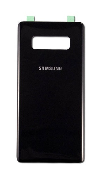 Samsung Galaxy Note 8 Black Back Glass Replacement Battery Cover