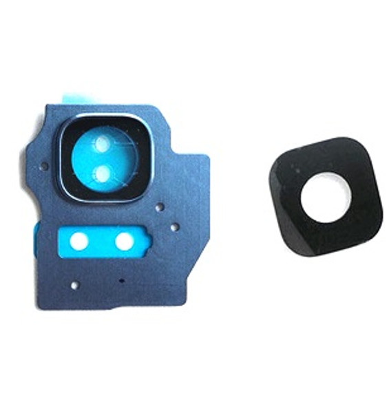 Samsung Galaxy Replacement S8 Plus Camera Lens Cover Frame- Blue