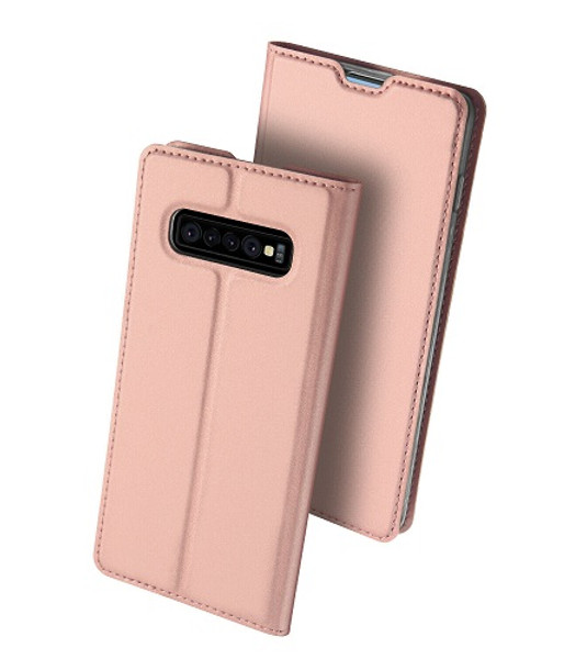 Samsung Galaxy S10 Plus Rose Gold Pu leather  Magnetic Cover