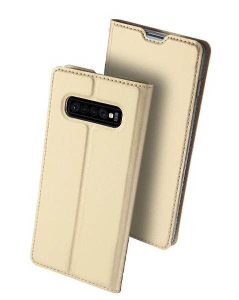 Samsung Galaxy S10e Gold Pu leather  Magnetic Cover