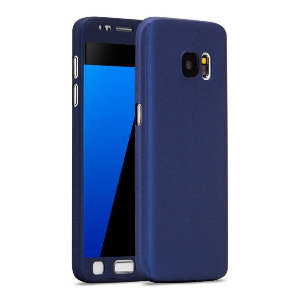 Samsung Galaxy S6 edge Luxury Hybrid 360 New Shockproof Flip Case -Dark Blue Samsung Galaxy S6 edge Luxury Hybrid 360 New Shockproof Flip Case -Dark Blue