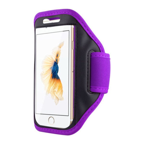 Samsung Galaxy S6 Sports Running Gym Armband Strap Case Cover - Purple Samsung Galaxy S6 Sports Running Gym Armband Strap Case Cover - Purple