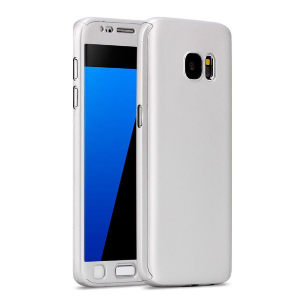 Samsung Galaxy S8 Luxury Hybrid 360 New Shockproof Flip Case -Silver