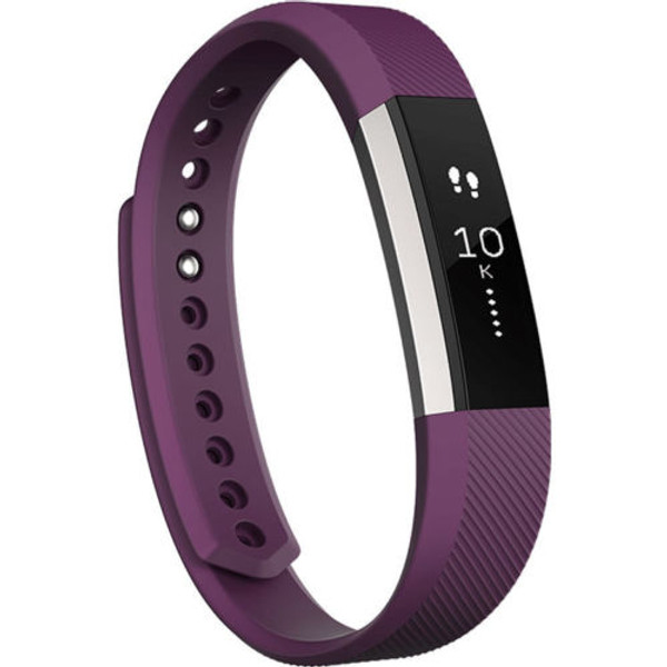 Small FitBit Alta Replacement Strap with Metal Clasp-Plum Purple