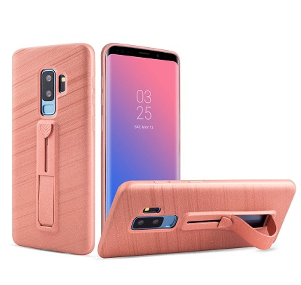 Samsung Galaxy S8 Rose Gold Ultra thin  with Finger Holder/Kick Stand Case