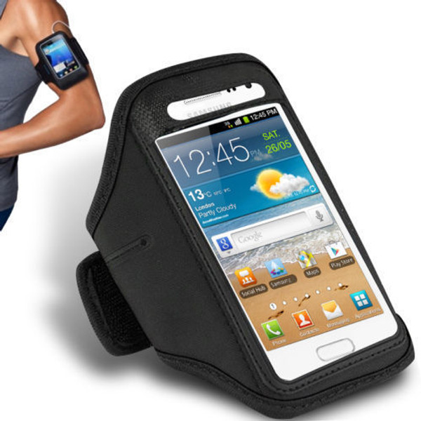 Samsung Galaxy S8 Sports Running Gym Armband Strap Case Cover Black