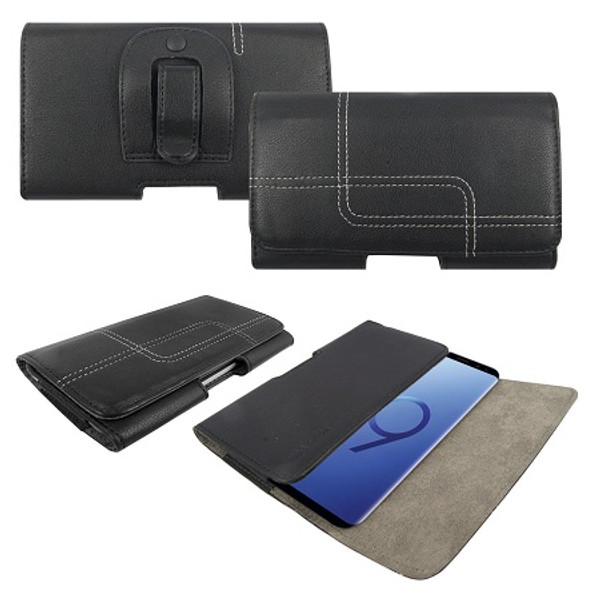 Samsung Galaxy S9  Genuine Leather Belt Clip Holster Flip Case Samsung Galaxy S9  Genuine Leather Belt Clip Holster Flip Case
