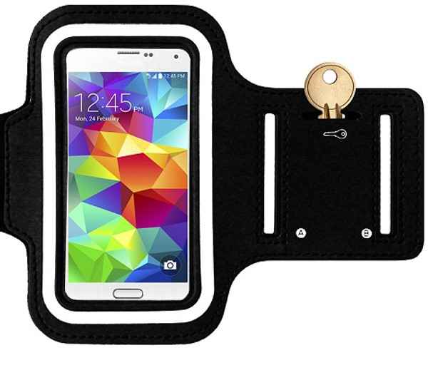 Samsung Galaxy S9  Sports Running Gym Armband Strap Case Cover Black