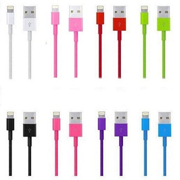 1M USB Data Cable Charger For iPhone 5 5s/5c 6/6plus iPad Mini - Purple