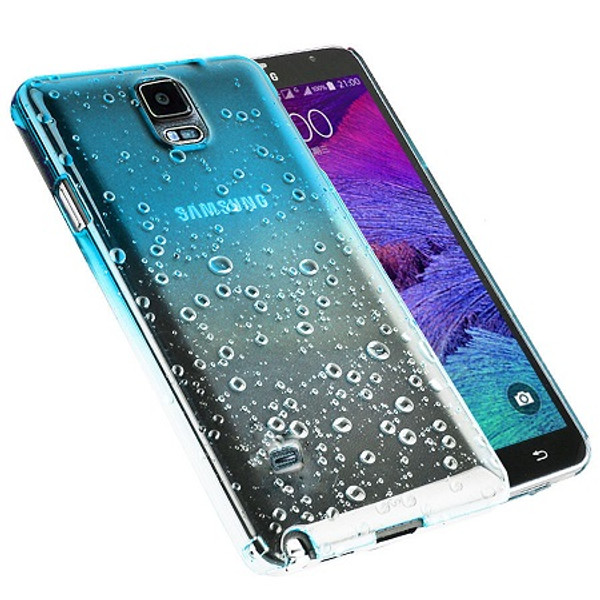 Samsung Galaxy S9 Blue Rain Drop Hard Back  Protector Skin Case Cover Samsung Galaxy S9 Blue Rain Drop Hard Back  Protector Skin Case Cover