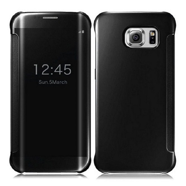 Samsung Galaxy S9 Mirror Smart View Clear Flip Cover - Black