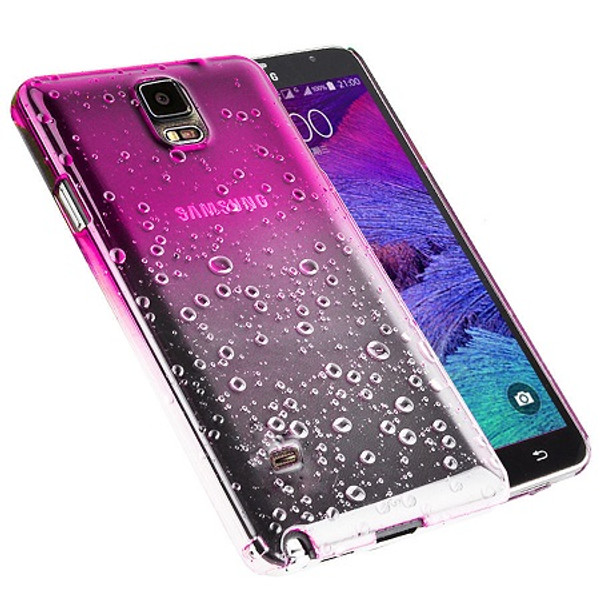 Samsung Galaxy S9 Pink Rain Drop Hard Back  Protector Skin Case Cover Samsung Galaxy S9 Pink Rain Drop Hard Back  Protector Skin Case Cover